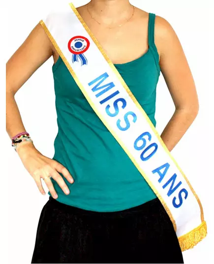 Schärpe „Miss 60 Jahre“