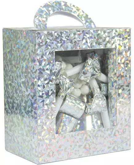 Silver party favor kit for 10 people