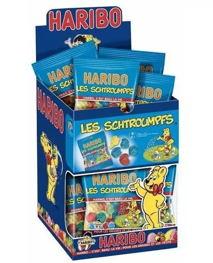 Mini sacchetto di caramelle Haribo Puffi