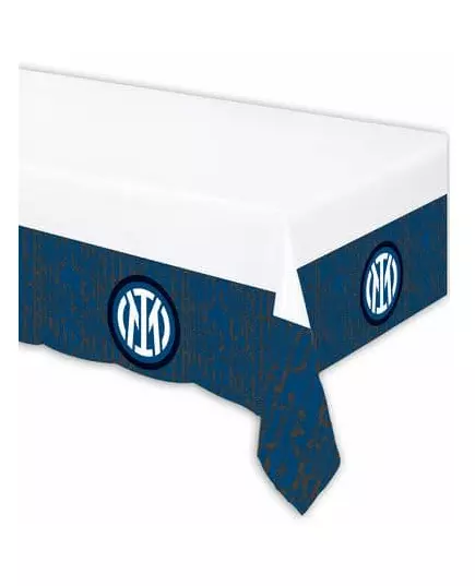 Inter Mailand™ Tischdecke Zubehör für Partys blau-weiss-schwarz 120 x 180 cm