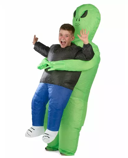 Inflatable alien costume for children