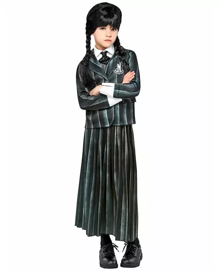 Schuluniform Kostüm Wednesday Addams™ Kinderkostüm, Größe: 11-13 Jahre (142-164 cm)
