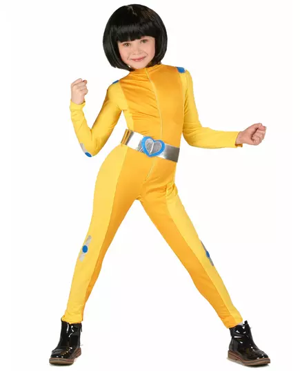 Yellow Shock Spy Costume for Girls, Taille: XXL 15–16 ans(153–158 cm)