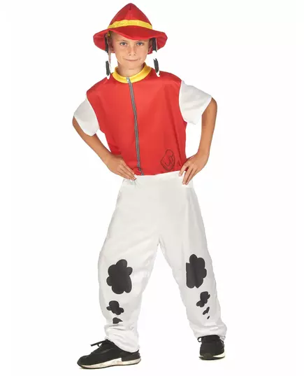 Rotes Feuerwehrhundkostüm für Kinder, Größe: 10-12 Jahre (130-140 cm), image 2
