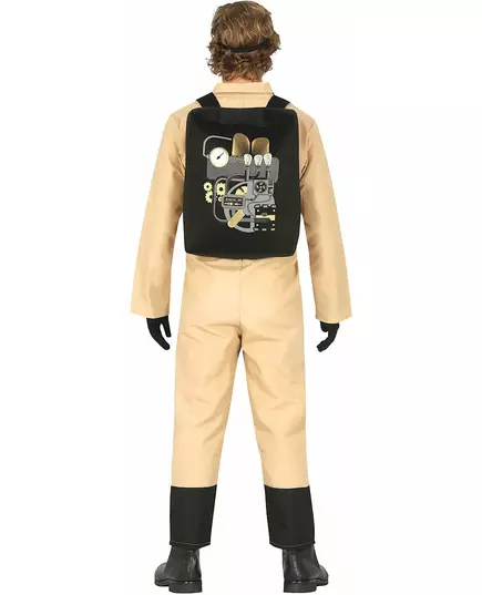 Costume da acchiappafantasmi per adulti con borsa, Taglia: Medium (48-50), image 2