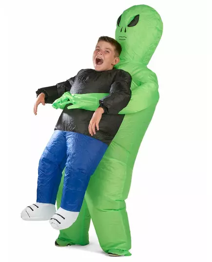 Inflatable alien costume for children, image 2