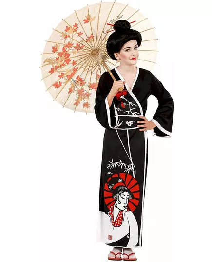 Costume da ragazza cinese nero, image 2