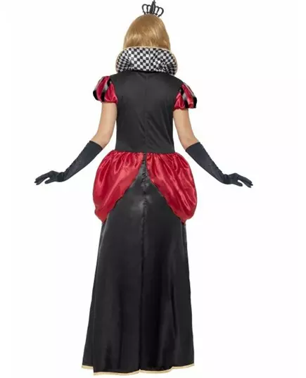 Costume lungo da Regina di Cuori per donna, Taglia: L, image 3