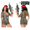  T-shirt pour adultes 6535 Femme soldat, fig. 1 