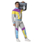  Costume per Adulti Grigio Anni 80, fig. 1 