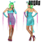  Déguisement pour Adultes Bleu Alien Sexy 4 pcs, fig. 1 