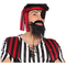  Fausse barbe Pirate, fig. 1 