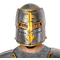  Casque médiéval Argenté Doré, fig. 1 
