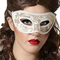  Masque Blanc 17 x 7 cm Dentelle, fig. 1 