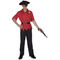  Déguisement pour Adultes My Other Me Rouge Homme Pirate Taille M/L Pantalon Chemise Chapeau Ceinture, fig. 1 