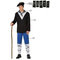  Déguisement pour Adultes Basque 4 pcs, fig. 4 