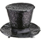  Chapeau Limit Costumes Noir Veuve Noire, fig. 2 