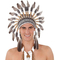  Stirnband My Other Me Federn Grau Indianer  60 cm, fig. 2 
