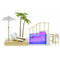  Playset Rainbow High Color Change Pool & Beach Club Playset, fig. 1 