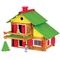  Playset Jeujura My Wooden Chalet (175 Pièces), fig. 1 