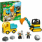  Playset Lego DUPLO Construction 10931 Truck and Backhoe, fig. 1 