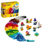  Playset Classic Transparent Bricks Lego 11013, fig. 1 