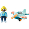  Playset Playmobil 1.2.3 Plane 71159 2 Pezzi, fig. 4 