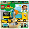  Playset Lego DUPLO Construction 10931 Truck and Backhoe, fig. 2 