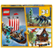  Playset Lego 31132 Creator 3-in-1 Viking Ship and Midgard Serpent (1192 Pezzi), fig. 2 