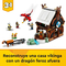  Playset Lego 31132 Creator 3-in-1 Viking Ship and Midgard Serpent (1192 Pezzi), fig. 5 