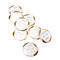  8 Badges Mlle devient madame rose et doré 5 cm, fig. 1 