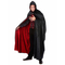 Cape vampire velours rouge et noire réversible luxe adulte, fig. 1 