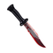  Couteau assassin ensanglanté 33 cm, fig. 1 