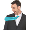  Cravate turquoise avec sequins adulte, fig. 1 
