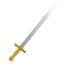  Epée chevalier médiéval enfant en plastique 65 cm, fig. 1 