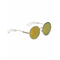  Lunettes rondes rétro métalliques argentéesadulte, fig. 1 