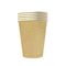  10 Gobelets américains scintillants carton recyclable or 53 cl, fig. 1 