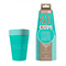  20 Gobelets américains carton recyclable turquoise 53 cl, fig. 1 