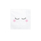  20 Serviettes en papier licorne blanches 33 x 33 cm, fig. 1 