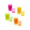  20 Verres shots en plastique multicolores, fig. 1 