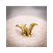  4 Marque-places en résine dinosaure paillettes dorés 9,5 x 5 cm, fig. 1 