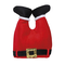  Lustige Weihnachtsmann-Mütze Kopfbedeckung rot-schwarz-weiss, fig. 1 