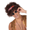  Perruque afro hippie brune - 130 g, fig. 1 