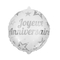  Ballon aluminium joyeux anniversaire blanc 45 cm, fig. 1 