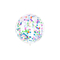  Ballon géant transparent confettis multicolores 1m, fig. 1 