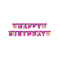  Bannière en papier Happy Birthday Barbie Dreamtopia™ 15 cm x 2 m, fig. 1 