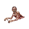  Décoration effrayante creepy zombie, fig. 1 