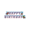  Happy Birthday Thomas and Friends Pappgirlande 180 x 15 cm, fig. 1 