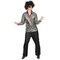  Costume disco per uomo argentato, fig. 1 