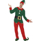  Déguisement elfe bicolore homme Noël, fig. 1 